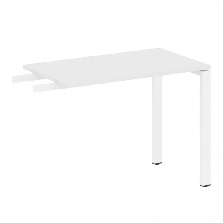 Metal System Приставной элемент на П-образном м/к БП.ПР-3 Белый/Металл Белый 1000*600*750