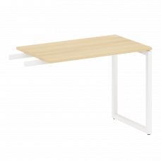 Metal System Quattro Приставной элемент на О-образном м/к 40БО.ПР-3 Акация Лорка/Металл Белый 1000*6