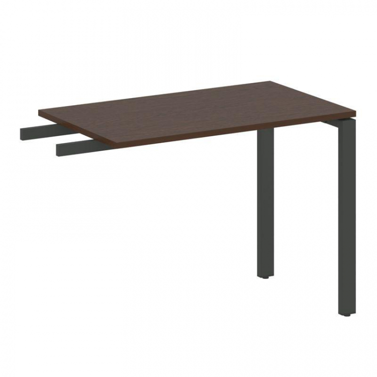 Metal System Приставной элемент на П-образном м/к БП.ПР-3 Венге Цаво/Металл Антрацит 1000*600*750