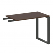 Metal System Приставной элемент на О-образном м/к БО.ПР-3 Венге Цаво/Металл Антрацит 1000*600*750