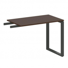 Metal System Приставной элемент на О-образном м/к БО.ПР-3 Венге Цаво/Металл Антрацит 1000*600*750