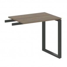 Metal System Приставной элемент на О-образном м/к БО.ПР-2 Вяз Благородный/Металл Антрацит 800*600*75