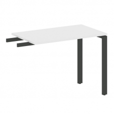 Metal System Приставной элемент на П-образном м/к БП.ПР-3 Белый/Металл Антрацит 1000*600*750