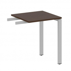 Metal System Приставной элемент на П-образном м/к БП.ПР-1 Венге Цаво/Металл Серый 600*600*750