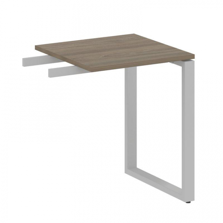 Metal System Приставной элемент на О-образном м/к БО.ПР-1 Вяз Благородный/Металл Серый 600*600*750