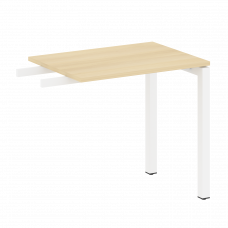 Metal System Quattro Приставной элемент на П-образном м/к 50БП.ПР-2 Акация Лорка/Металл Белый 800*60