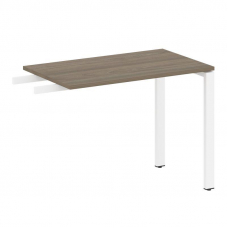 Metal System Приставной элемент на П-образном м/к БП.ПР-3 Вяз Благородный/Металл Белый 1000*600*750