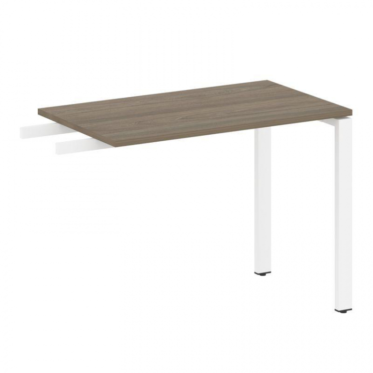 Metal System Приставной элемент на П-образном м/к БП.ПР-3 Вяз Благородный/Металл Белый 1000*600*750