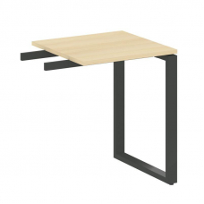 Metal System Приставной элемент на О-образном м/к БО.ПР-1 Акация Лорка/Металл Антрацит 600*600*750