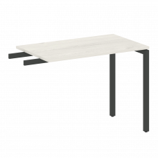 Metal System Quattro Приставной элемент на П-образном м/к 40БП.ПР-3 Дуб Наварра/Металл Антрацит 1000