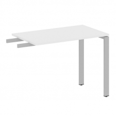 Metal System Приставной элемент на П-образном м/к БП.ПР-3 Белый/Металл Серый 1000*600*750