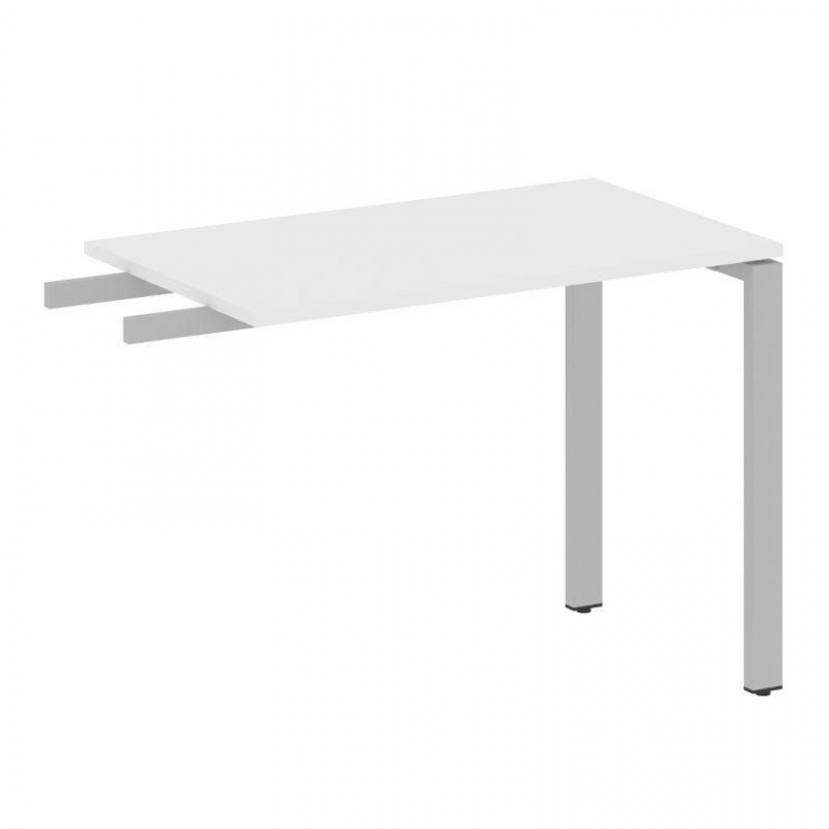 Metal System Приставной элемент на П-образном м/к БП.ПР-3 Белый/Металл Серый 1000*600*750