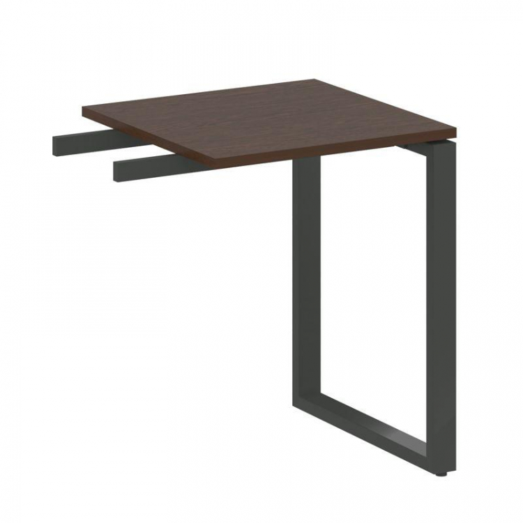 Metal System Приставной элемент на О-образном м/к БО.ПР-1 Венге Цаво/Металл Антрацит 600*600*750