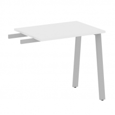 Metal System Приставной элемент на А-образном м/к БА.ПР-2 Белый/Металл Серый 800*600*750