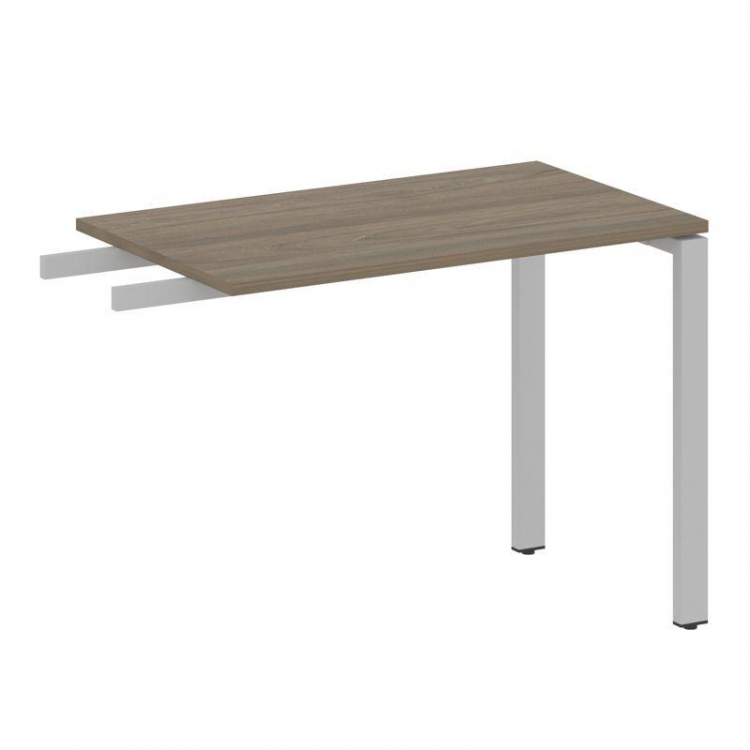 Metal System Приставной элемент на П-образном м/к БП.ПР-3 Вяз Благородный/Металл Серый 1000*600*750