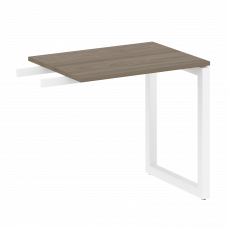 Metal System Quattro Приставной элемент на О-образном м/к 50БО.ПР-2 Вяз Благородный/Металл Белый 800