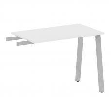 Metal System Приставной элемент на А-образном м/к БА.ПР-3 Белый/Металл Серый 1000*600*750