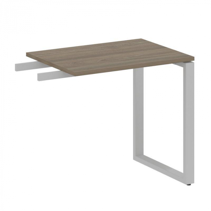 Метал Систем Приставной элемент на О-образном м/к БО.ПР-2 Вяз Благородный/Металл Серый 800*600*750