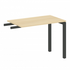 Metal System Quattro Приставной элемент на П-образном м/к 50БП.ПР-3 Акация Лорка/Металл Антрацит 100