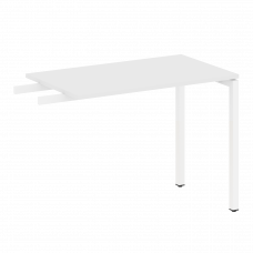Metal System Quattro Приставной элемент на П-образном м/к 40БП.ПР-3 Белый/Металл Белый 1000*600*750