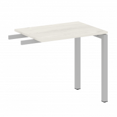 Metal System Quattro Приставной элемент на П-образном м/к 50БП.ПР-2 Дуб Наварра/Металл Серый 800*600