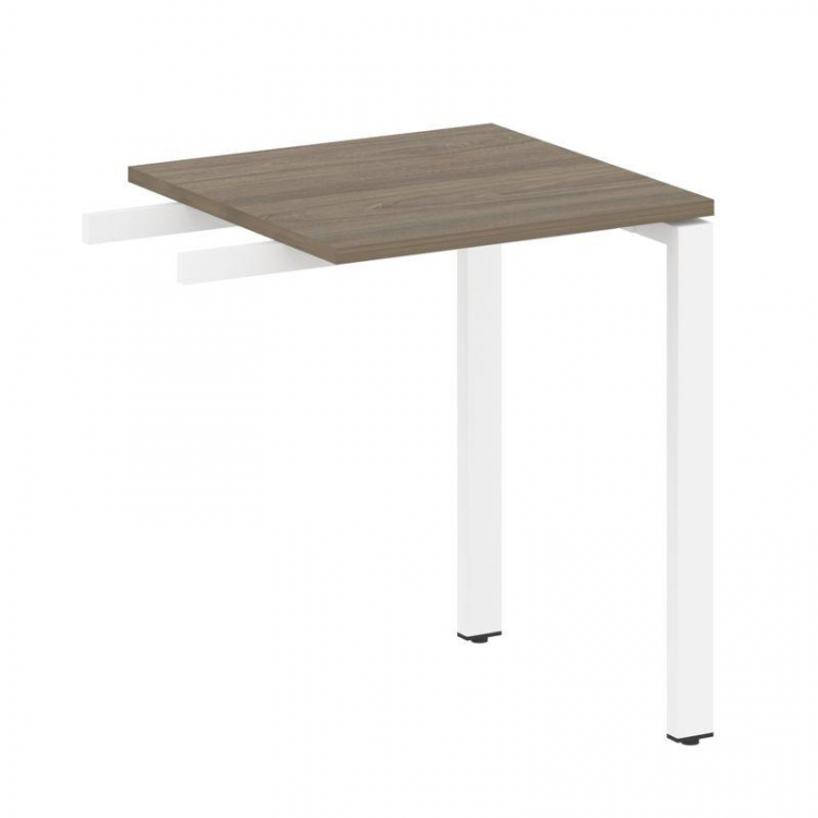 Metal System Приставной элемент на П-образном м/к БП.ПР-1 Вяз Благородный/Металл Белый 600*600*750