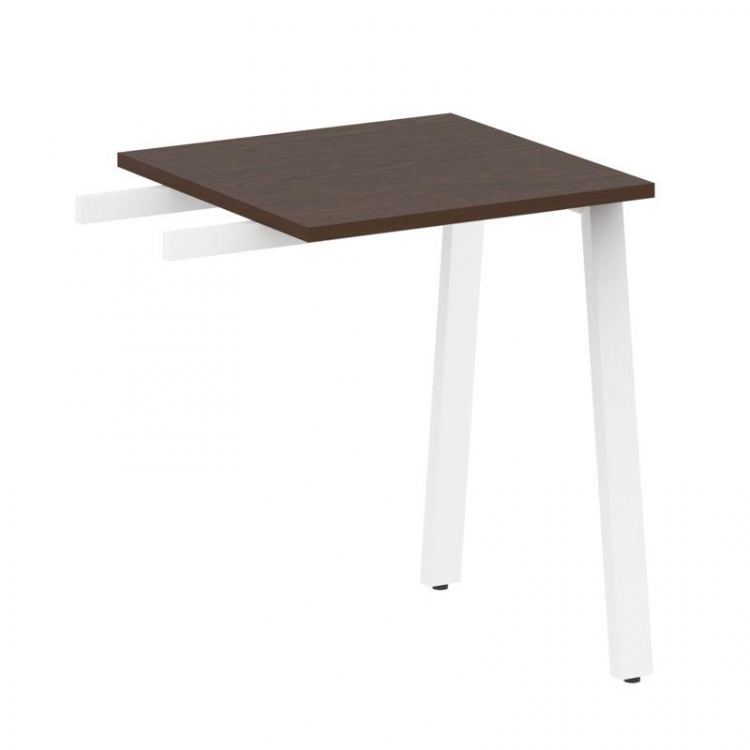 Metal System Приставной элемент на А-образном м/к БА.ПР-1 Венге Цаво/Металл Белый 600*600*750