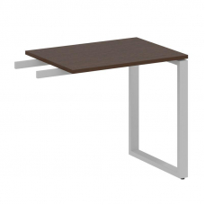 Metal System Приставной элемент на О-образном м/к БО.ПР-2 Венге Цаво/Металл Серый 800*600*750