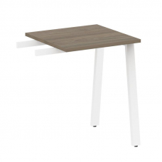 Metal System Приставной элемент на А-образном м/к БА.ПР-1 Вяз Благородный/Металл Белый 600*600*750