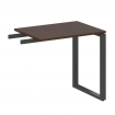 Metal System Приставной элемент на О-образном м/к БО.ПР-2 Венге Цаво/Металл Антрацит 800*600*750
