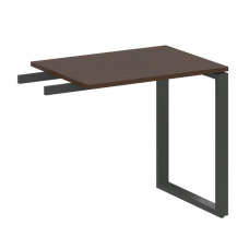 Metal System Приставной элемент на О-образном м/к БО.ПР-2 Венге Цаво/Металл Антрацит 800*600*750