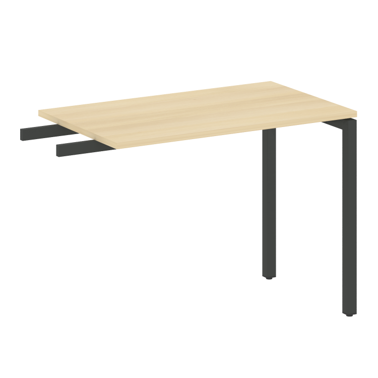 Metal System Quattro Приставной элемент на П-образном м/к 40БП.ПР-3 Акация Лорка/Металл Антрацит 100