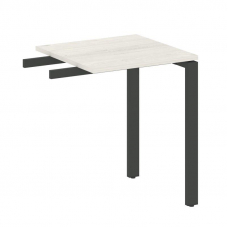 Metal System Приставной элемент на П-образном м/к БП.ПР-1 Дуб Наварра/Металл Антрацит 600*600*750