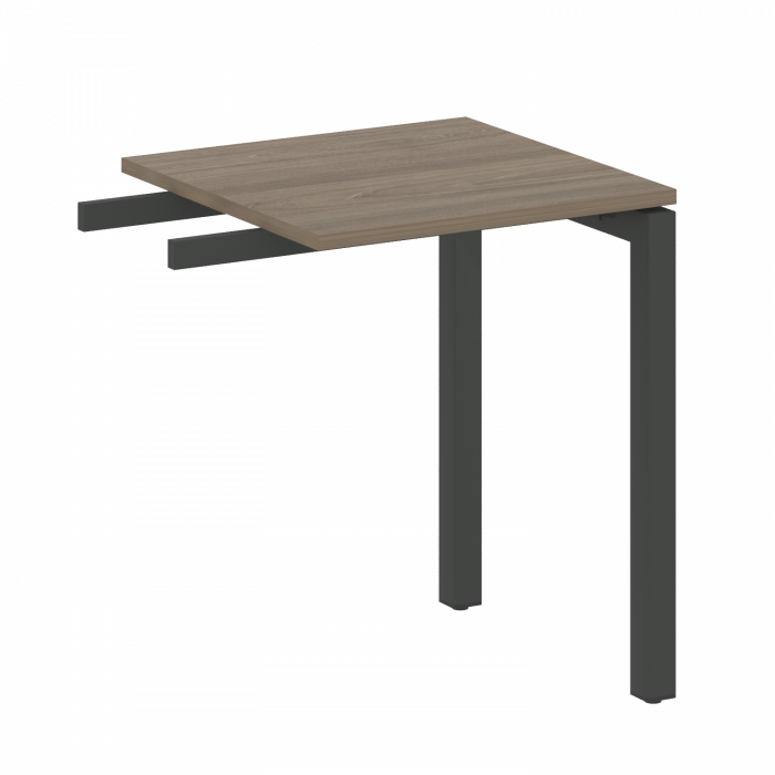 Метал Систем Куатро Приставной элемент на П-образном м/к 50БП.ПР-1 Вяз Благородный/Металл Антрацит 6