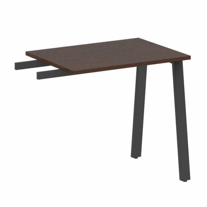 Metal System Приставной элемент на А-образном м/к БА.ПР-2 Венге Цаво/Металл Антрацит 800*600*750