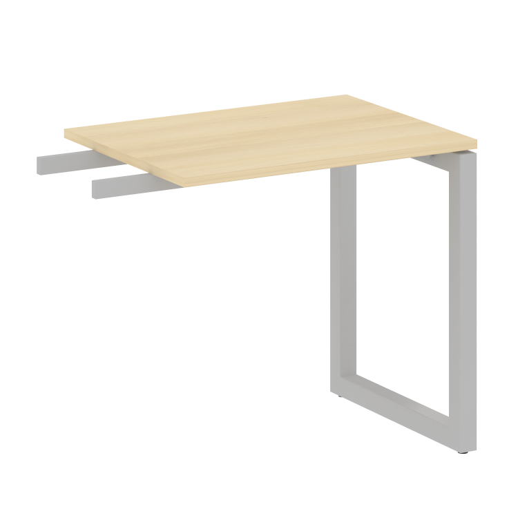 Metal System Quattro Приставной элемент на О-образном м/к 50БО.ПР-2 Акация Лорка/Металл Серый 800*60