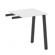 Metal System Приставной элемент на А-образном м/к БА.ПР-1 Белый/Металл Антрацит 600*600*750