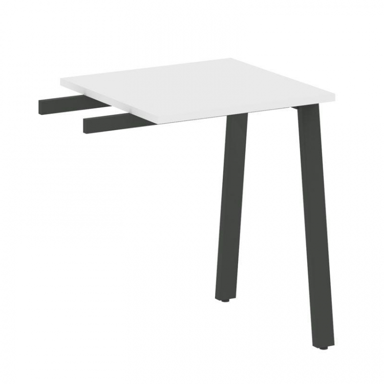 Metal System Приставной элемент на А-образном м/к БА.ПР-1 Белый/Металл Антрацит 600*600*750