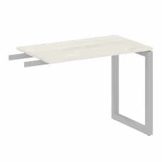 Metal System Quattro Приставной элемент на О-образном м/к 50БО.ПР-3 Дуб Наварра/Металл Серый 1000*60