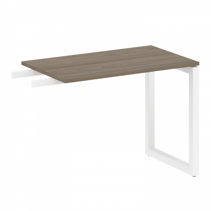 Metal System Quattro Приставной элемент на О-образном м/к 50БО.ПР-3 Вяз Благородный/Металл Белый 100