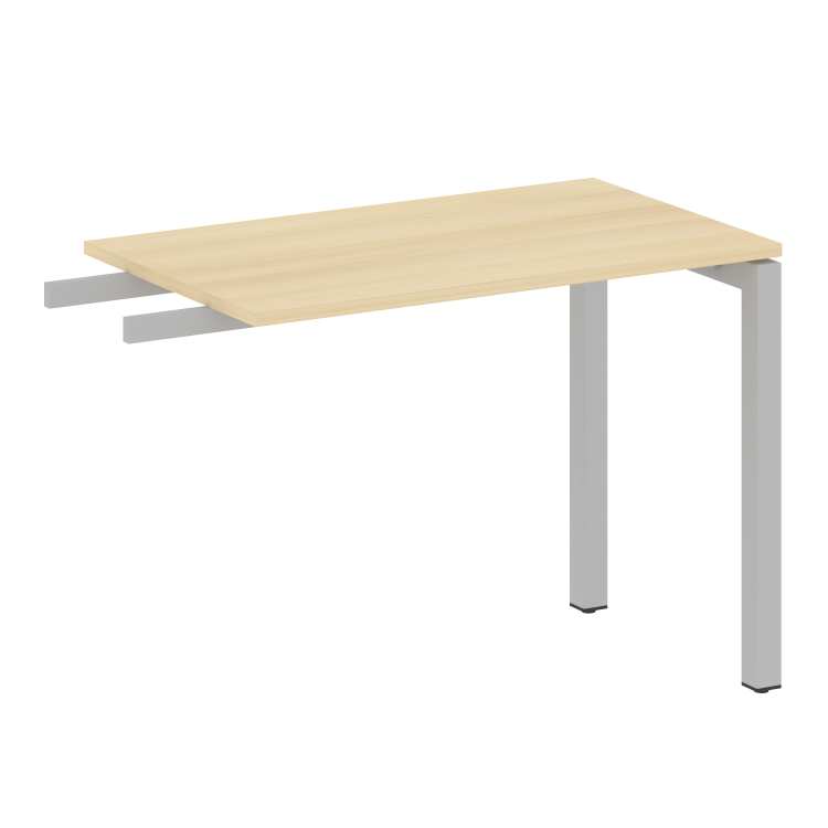 Metal System Quattro Приставной элемент на П-образном м/к 50БП.ПР-3 Акация Лорка/Металл Серый 1000*6