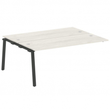 Metal System Проходной элемент рабочей станции на А-образном м/к БА.ПРС-СП-2.5 Дуб Наварра/Металл Ан