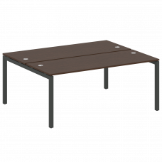 Metal System Quattro Рабочая станция на П-образном м/к 50БП.РАС-СП-2.5 Венге Цаво/Металл Антрацит 18