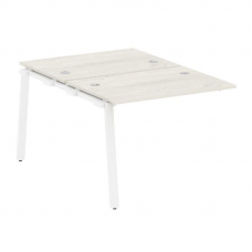 Metal System Проходной элемент рабочей станции на А-образном м/к БА.ПРС-СП-2.1 Дуб Наварра/Металл Бе