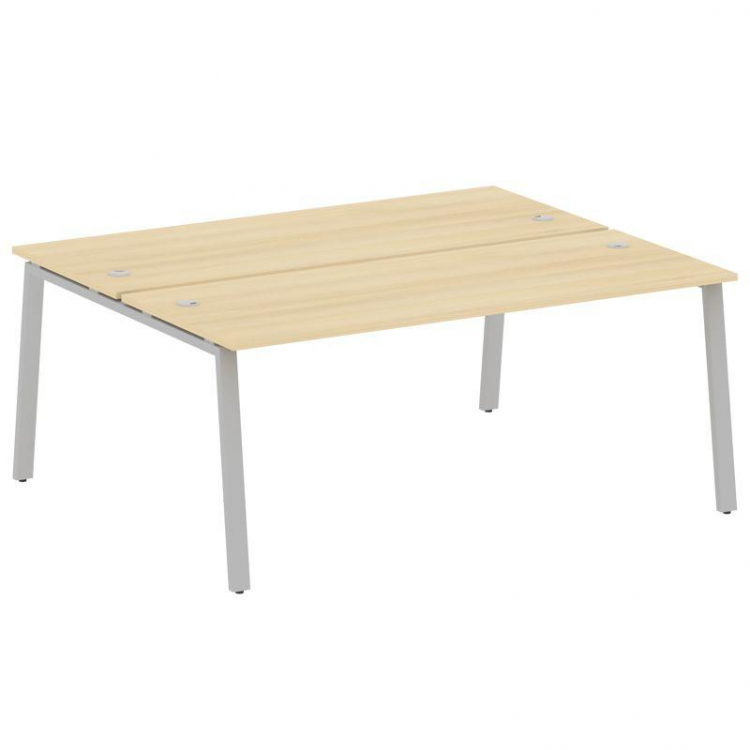 Metal System Рабочая станция на А-образном м/к БА.РАС-СП-2.5 Акация Лорка/Металл Серый 1800*1475*750
