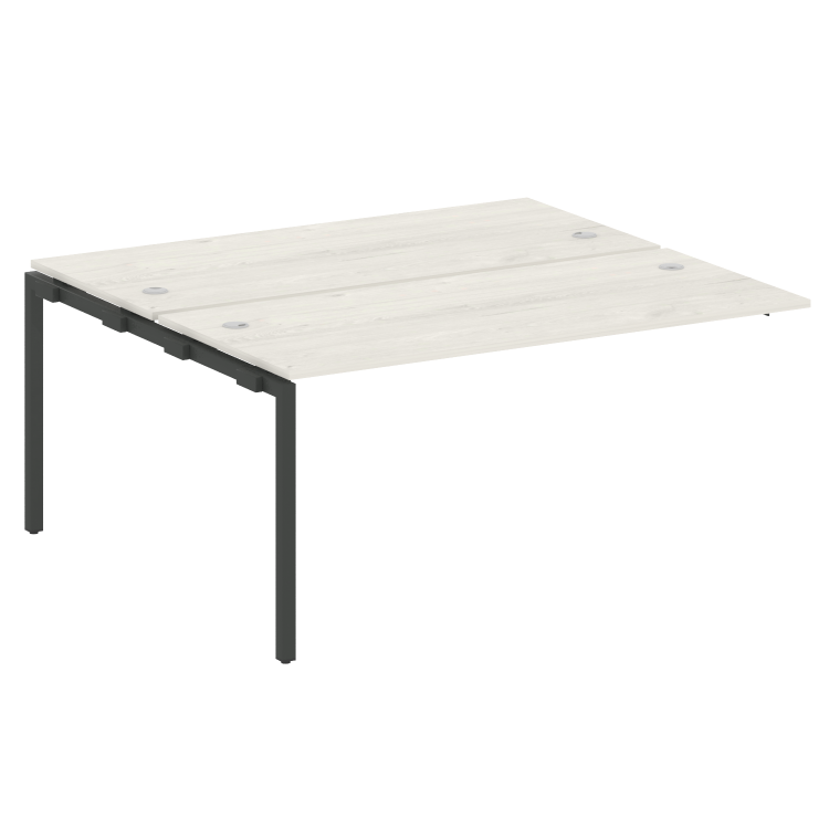 Metal System Quattro Проходной элемент рабочей станции на П-образном м/к 40БП.ПРС-СП-2.4 Дуб Наварра