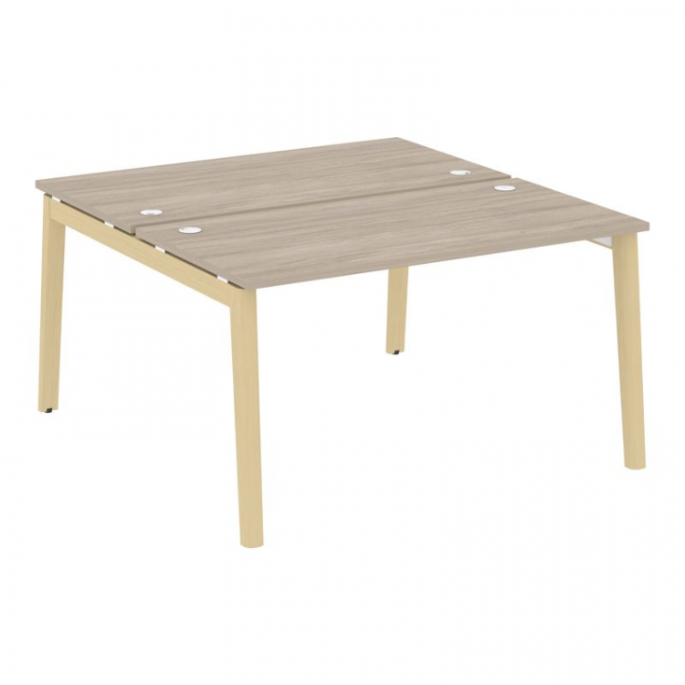 Onix Wood Рабочая станция OW.D.RS-2.3.7 Дуб Аттик/Дуб Светлый/Металл Белый 1380*1475*750