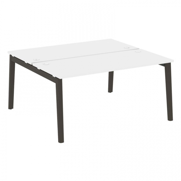 Onix Wood Рабочая станция OW.D.RS-2.4.7 Белый Бриллиант/Дуб Темный/Металл Антрацит 1580*1475*750