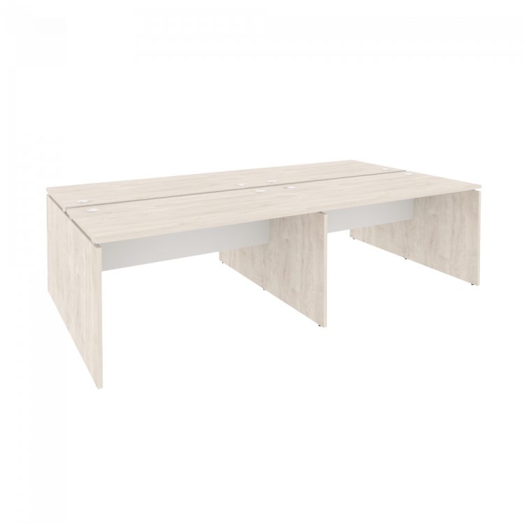 Onix Рабочая станция O.D.RS-4.3.7 Денвер Светлый/Белый Бриллиант 2760*1475*750