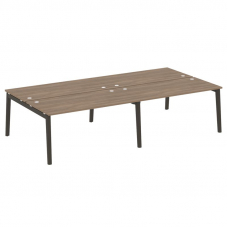 Onix Wood Рабочая станция OW.D.RS-4.4.8 Дуб Аризона/Дуб Темный/Металл Антрацит 3160*1635*750